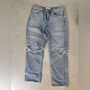 Agolde mom/ boyfriend jeans